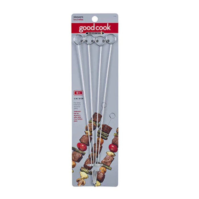 Brochette en métal 24 po (paquet de 4)