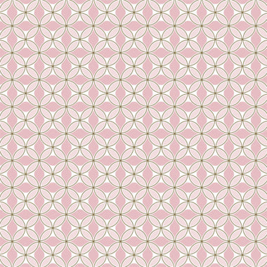 Papier d'emballage 30 po x 96 po mosaïque rose