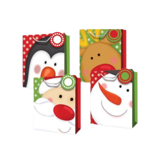 Sac cadeau jumbo figure de Noël