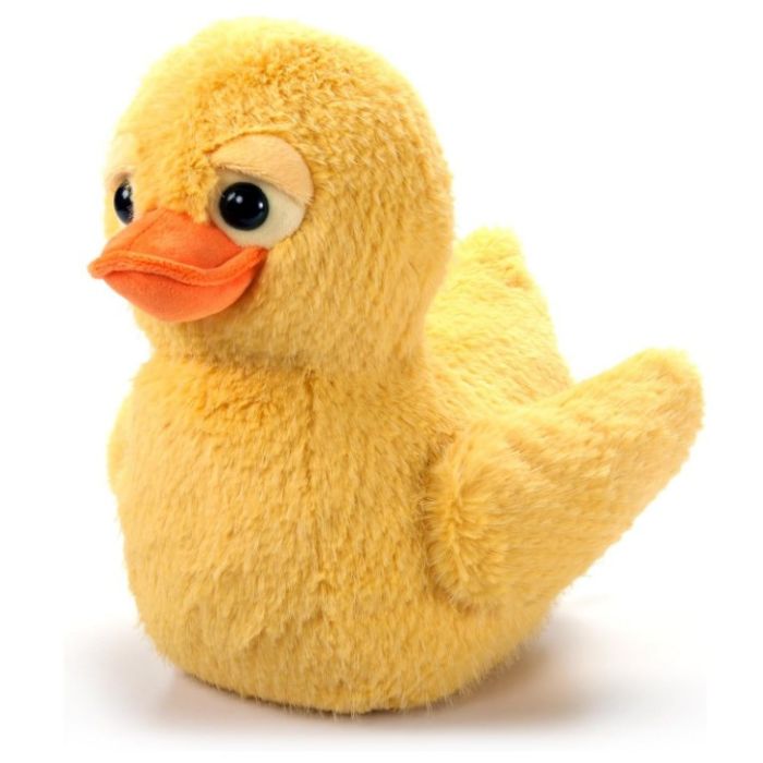 Peluche 12 po canard jaune