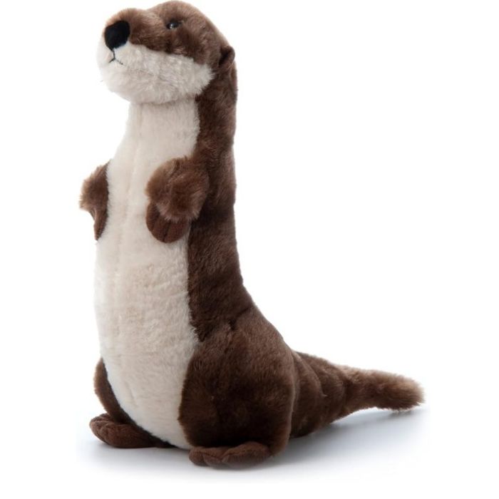 Peluche 14 po loutre de rivière debout