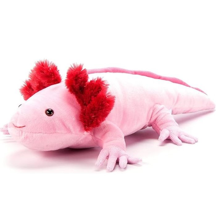 Peluche 21 po axolotl rose