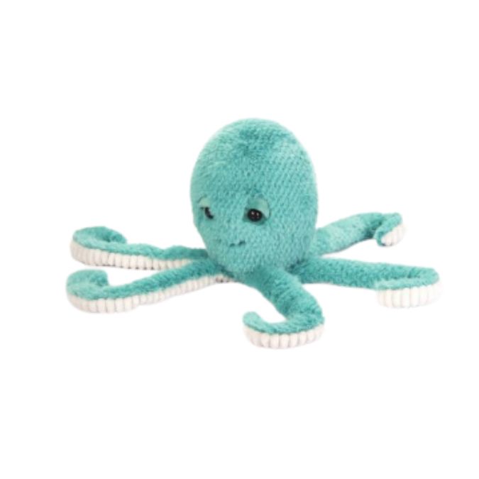 Peluche écologique pieuvre aqua