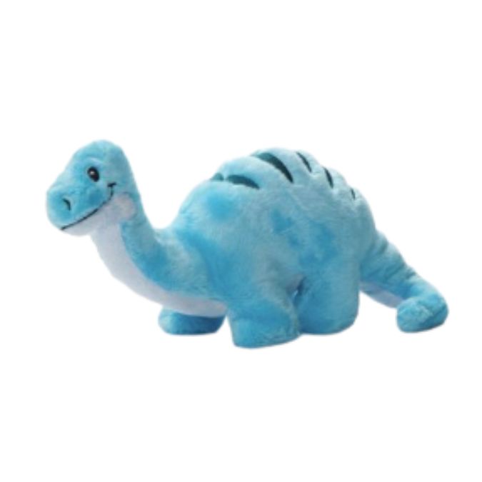 Peluche écologique dinosaure brachiosaure bleu