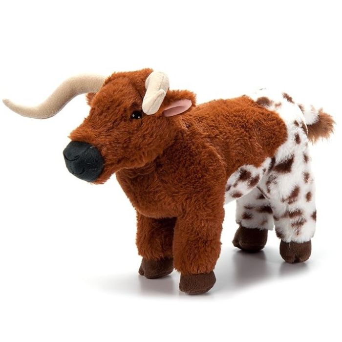Peluche 12 po vache Longhorn