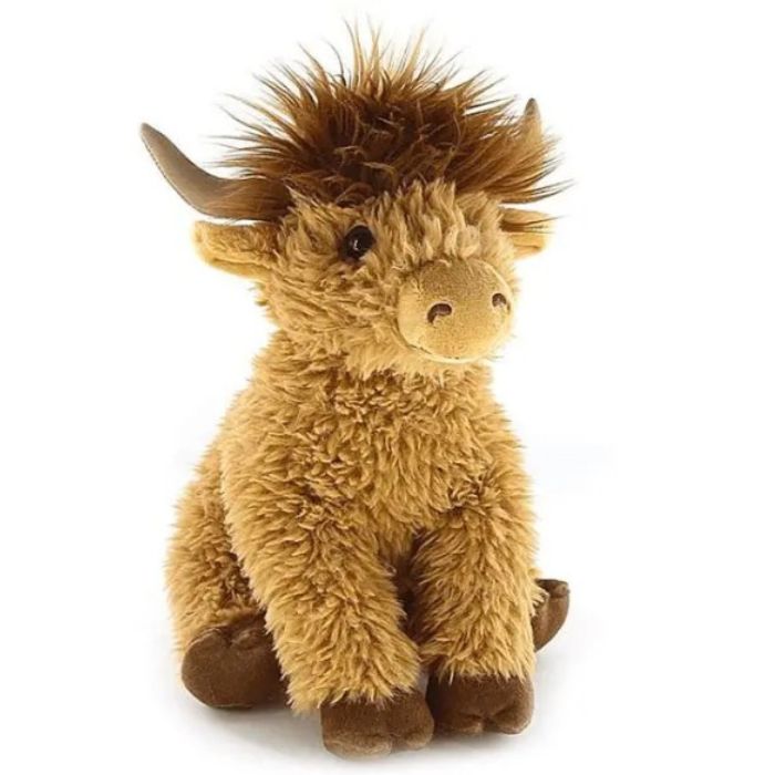 Peluche 12 po vache highland