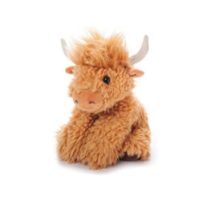 Peluche écologique vache Highland