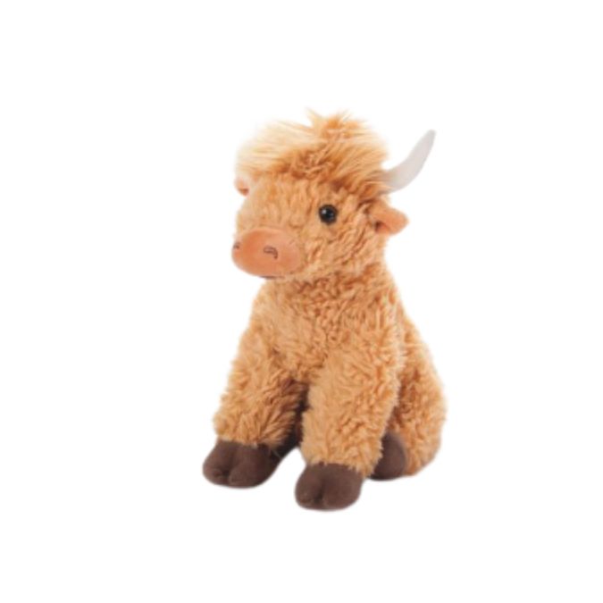 Peluche écologique vache Highland