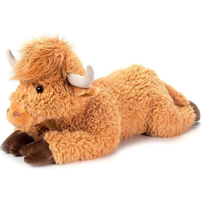 Peluche 24 po vache highland blonde