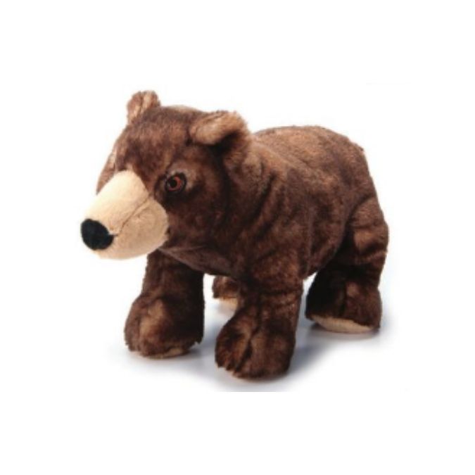 Peluche écologique ours brun