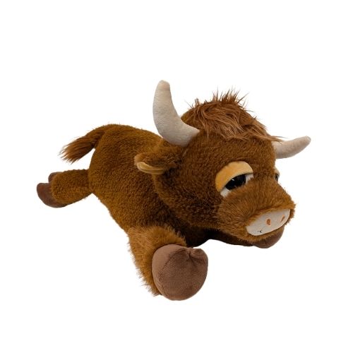 Peluche 20 po vache Longhorn