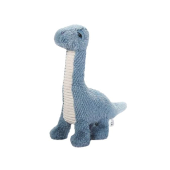 Peluche écologique dinosaure brachiosaure bleu