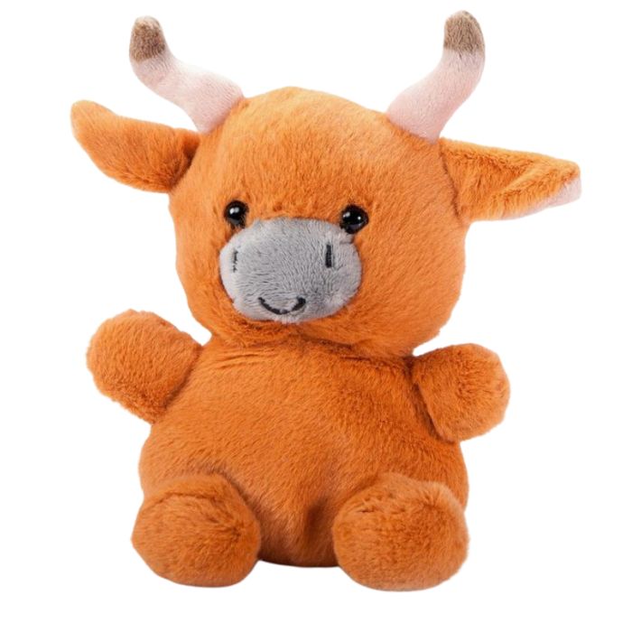 Peluche 6 po vache Longhorn