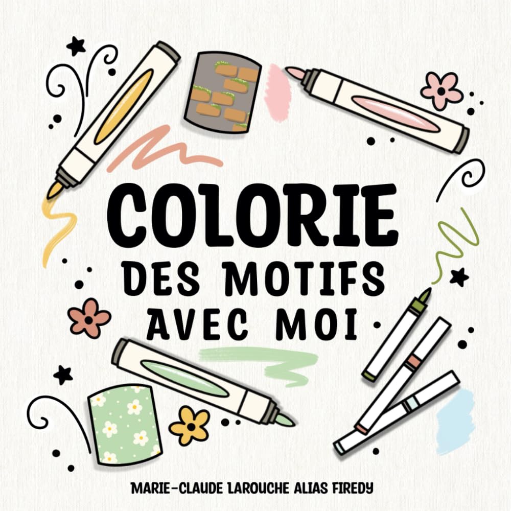 Livre à colorier Colorie des motifs avec moi