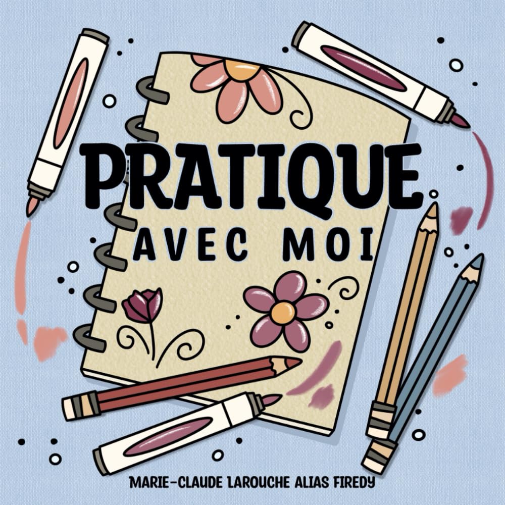 Livre à colorier technique et motifs Pratique avec moi