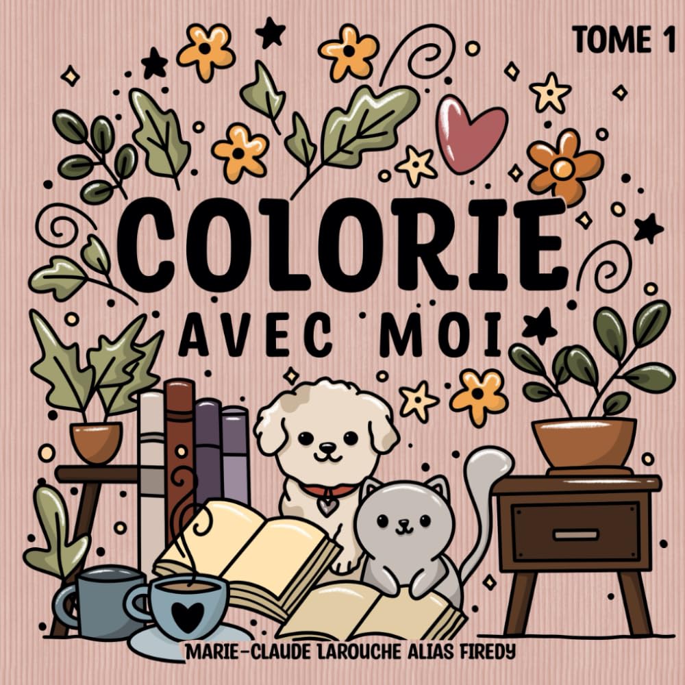 Livre à colorier Colorie avec Moi tome 1