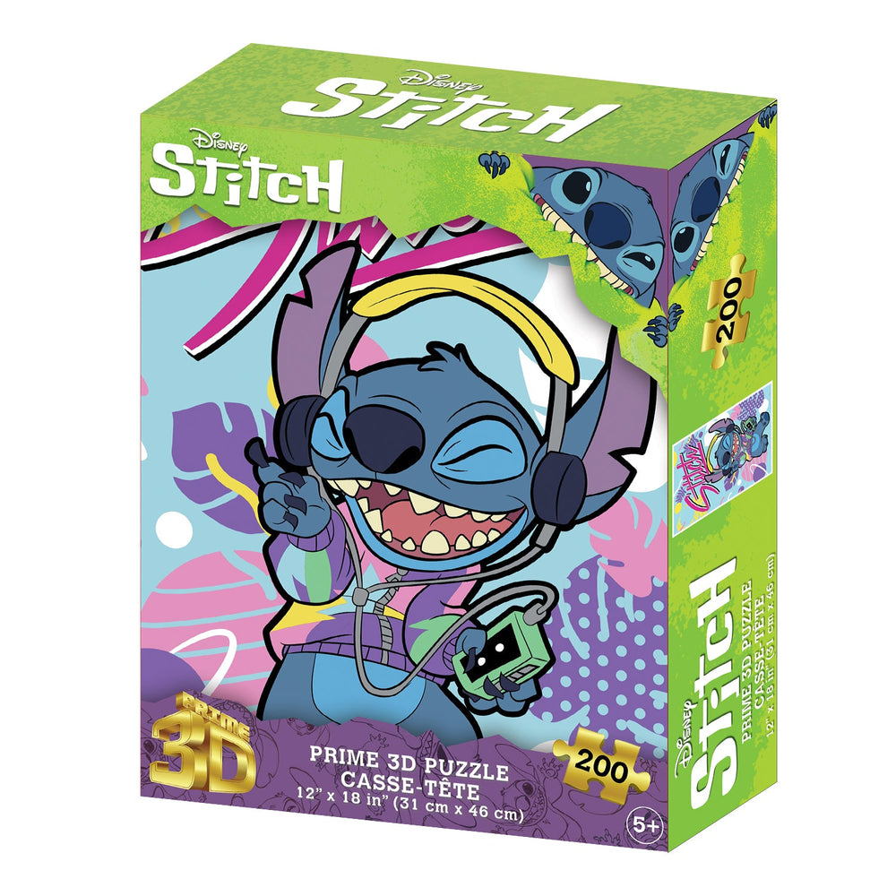 Casse-tête 3D 200 morceaux Stitch musique