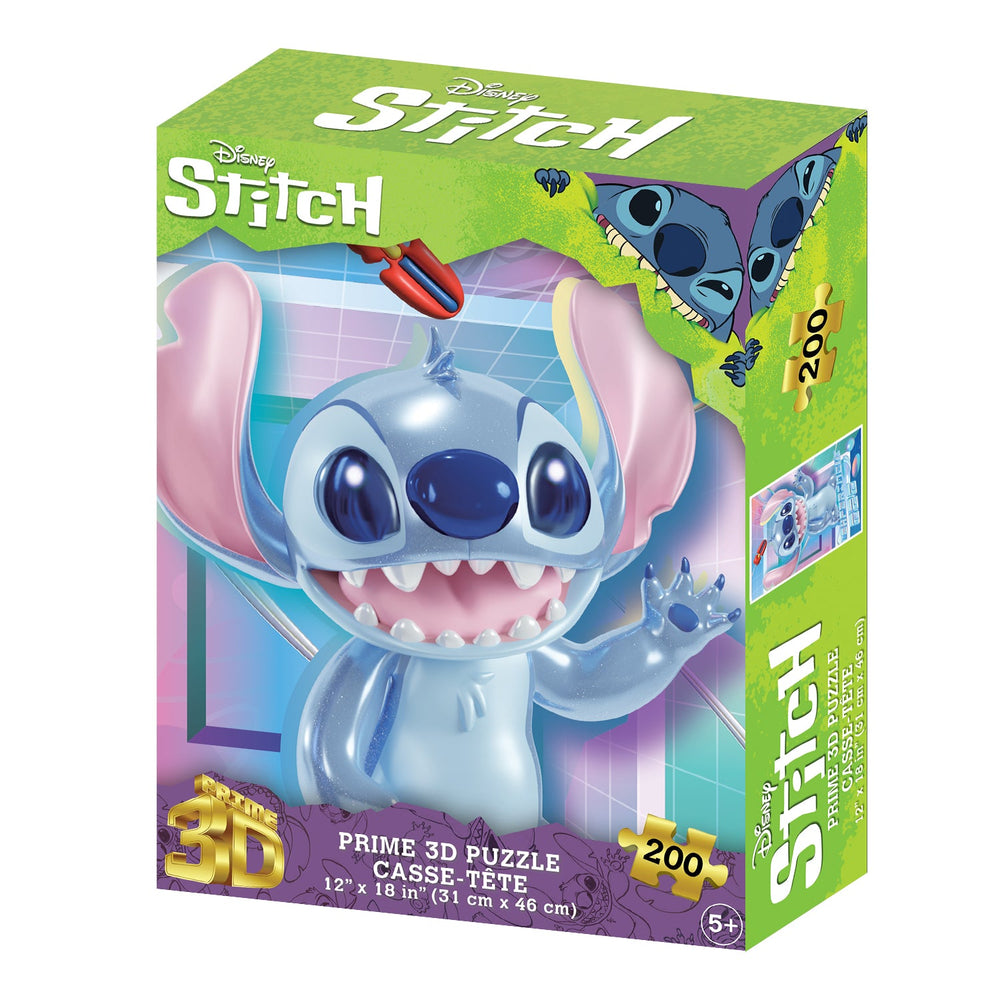 Casse-tête 3D 200 morceaux Stitch brillant