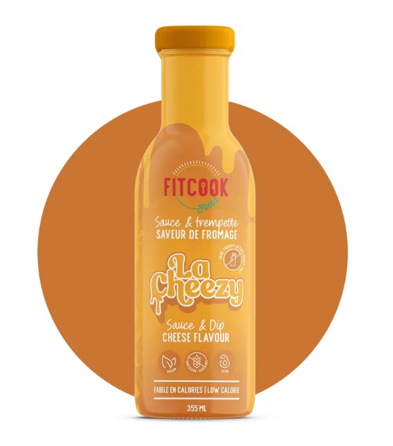 Sauce à saveur de fromage sans lactose La Cheezy 355 ml Fit Cook