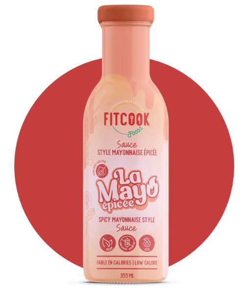 Sauce style mayonnaise La Mayo épicée 355 ml Fit Cook