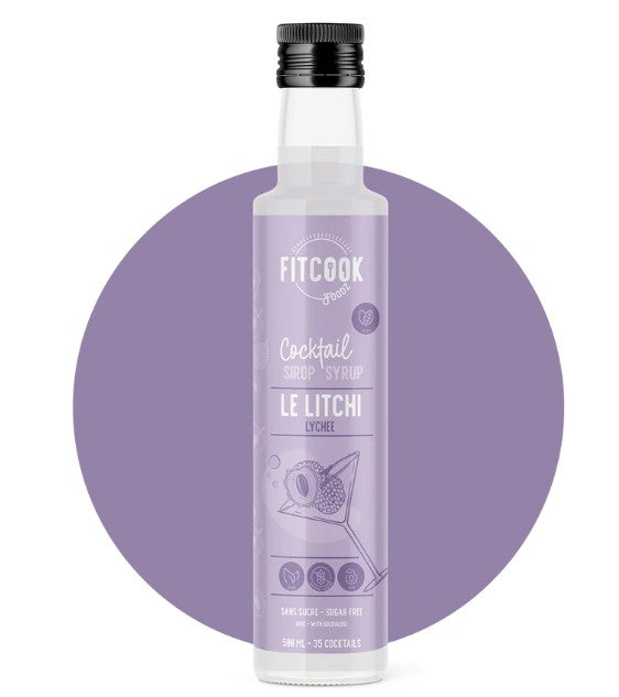 Sirop à cocktail Le Litchi 500 ml Fit Cook