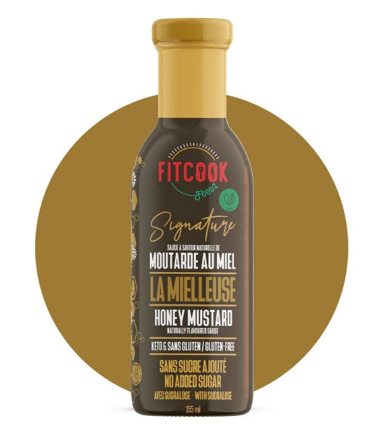Sauce moutarde au miel La Mielleuse 355 ml Fit Cook