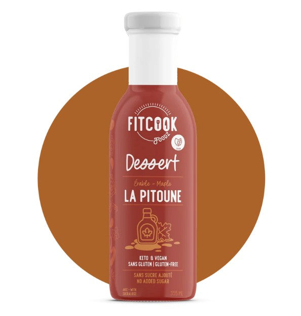 Sauce Dessert à l'érable La Pitoune 355 ml Fit Cook