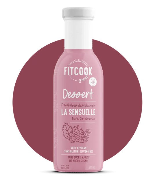 Sauce Dessert à la framboise La Sensuelle 355 ml Fit Cook