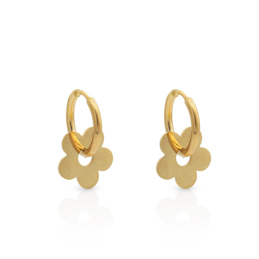 Boucles d'oreilles Petal - or