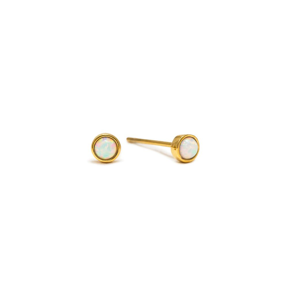 Boucles d'oreilles Opal - or