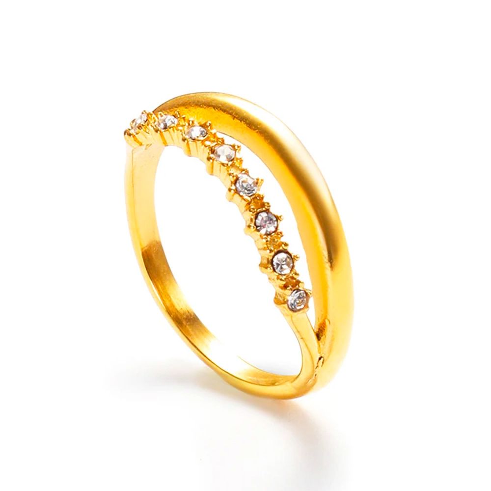 Bague Saturn - or
