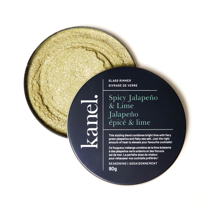 Épices pour givrage de verre jalapeno épicé et lime 90 g Kanel.
