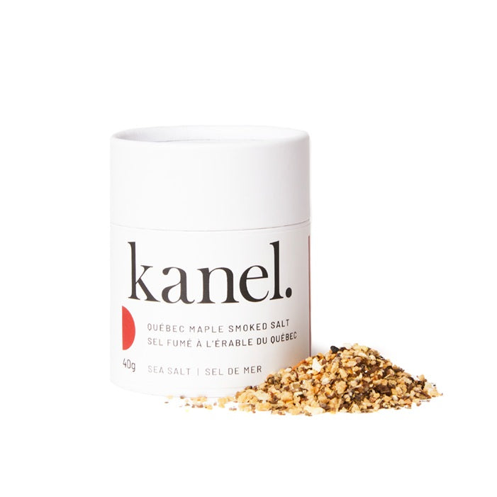 Sel fumé à l'érable du Québec 40 g Kanel.