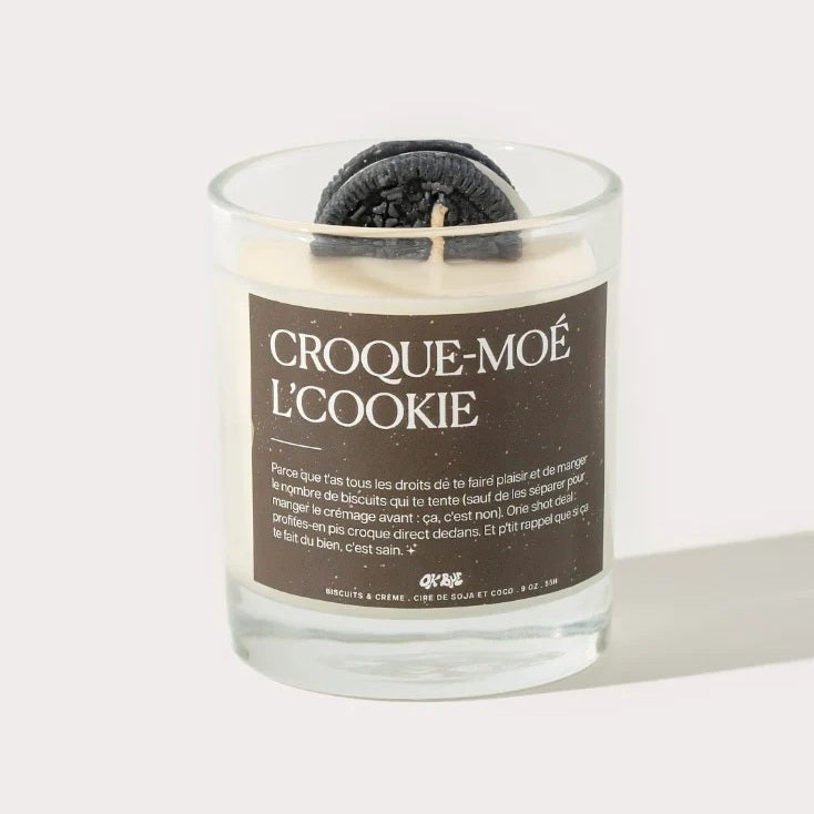 Chandelle 9 oz Croque-moé l'cookie - Biscuits et crème