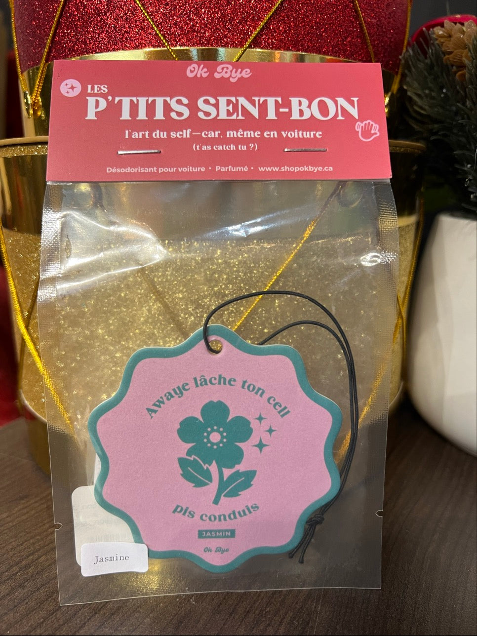 Désodorisant pour voiture Les P'tits sent bon - Jasmin et menthe poivrée