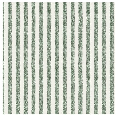 Nappe en polyester Seacoast rayures vert et blanc