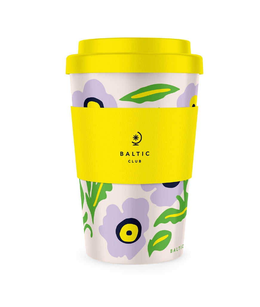 Gobelet réutilisable 14 oz en bambou avec manchon et couvercle Sérénade