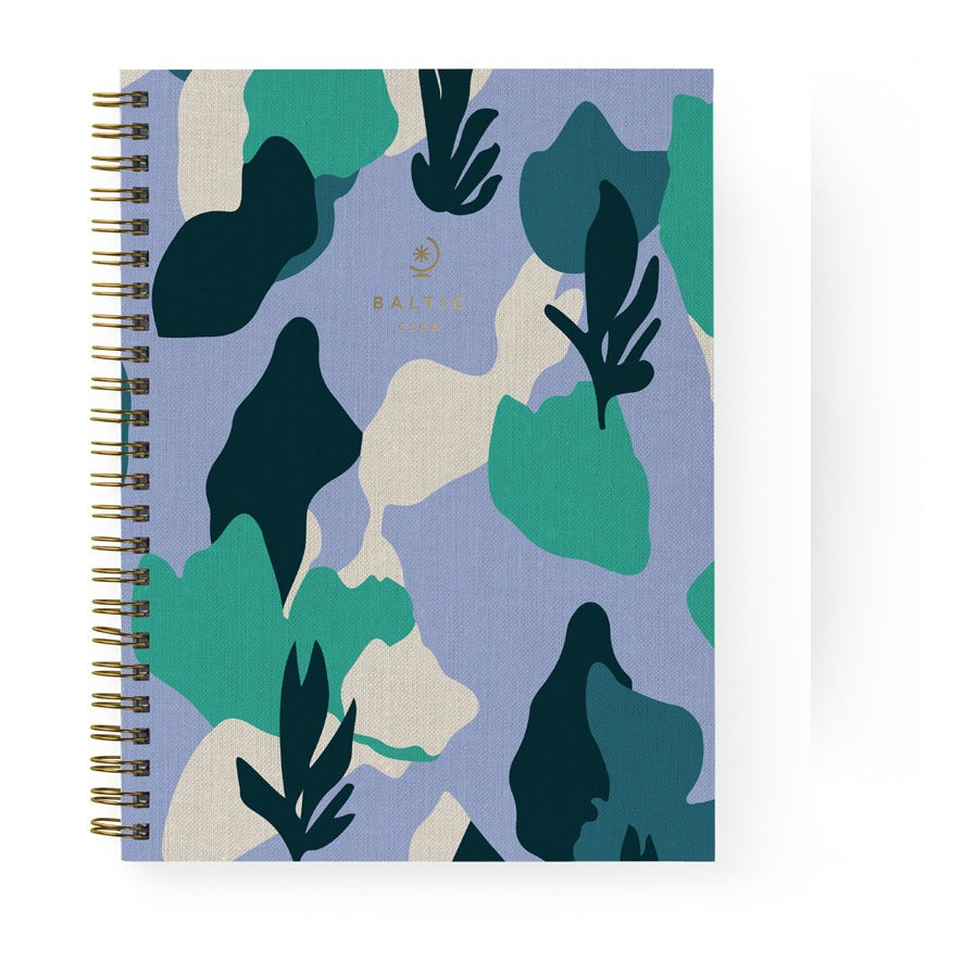 Cahier de notes ligné 6 po x 8 po 110 pages (55 feuilles) Riverine