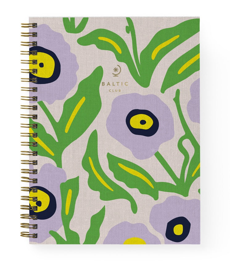 Cahier de notes ligné 6 po x 8 po 110 pages (55 feuilles) Sérénade