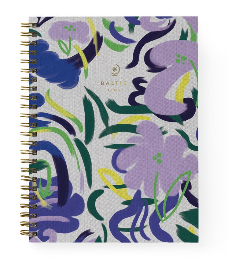 Cahier de notes ligné 6 po x 8 po 110 pages (55 feuilles) Mirage