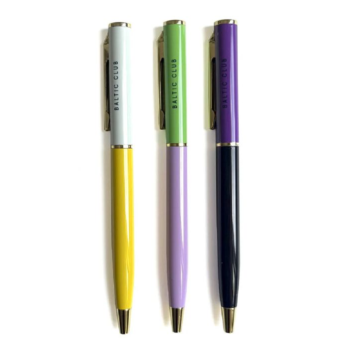 Ensemble de 3 stylos à bille à encre noire Hypnose