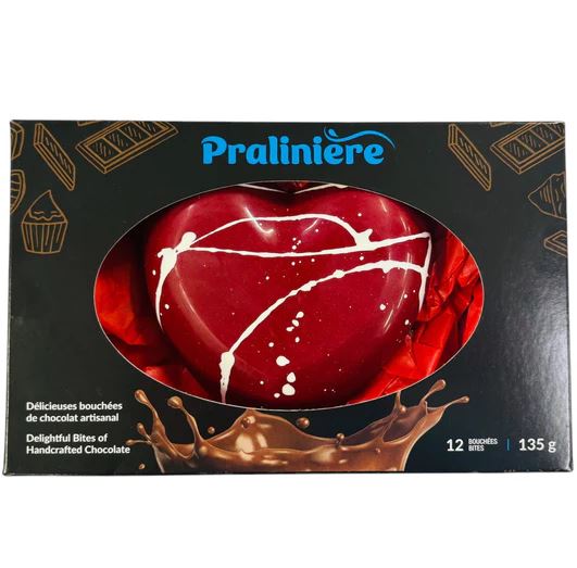 Coeur fondant guimauve et biscuits 135 g Pralinière