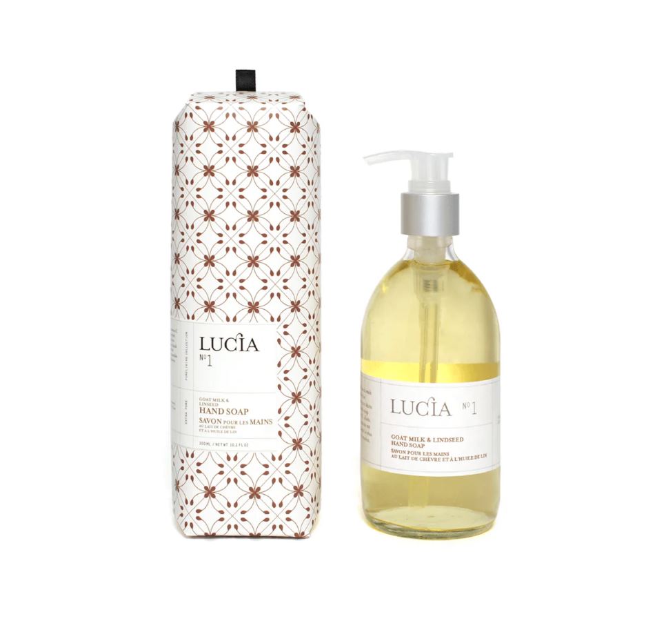 Savon à mains 300 ml lait de chèvre et huile de lin