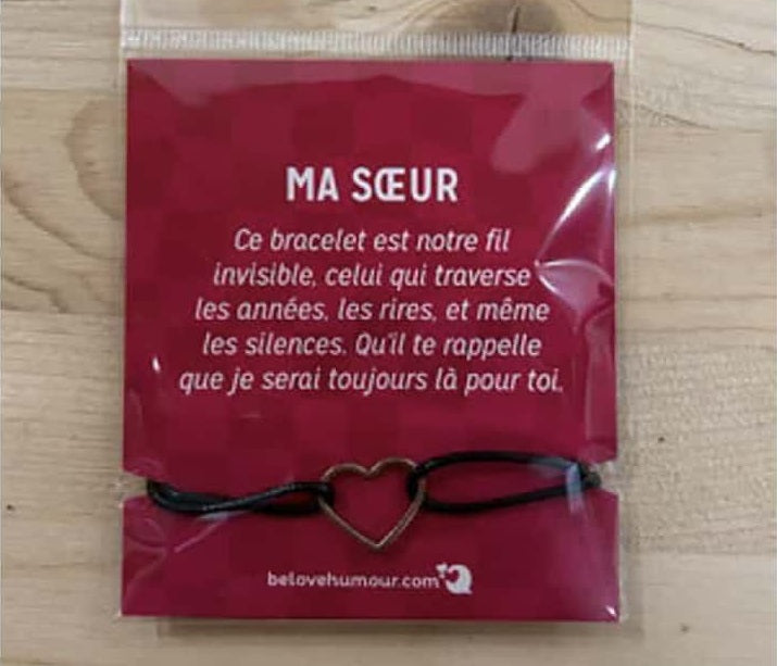 Bracelet inspirant - Ma soeur