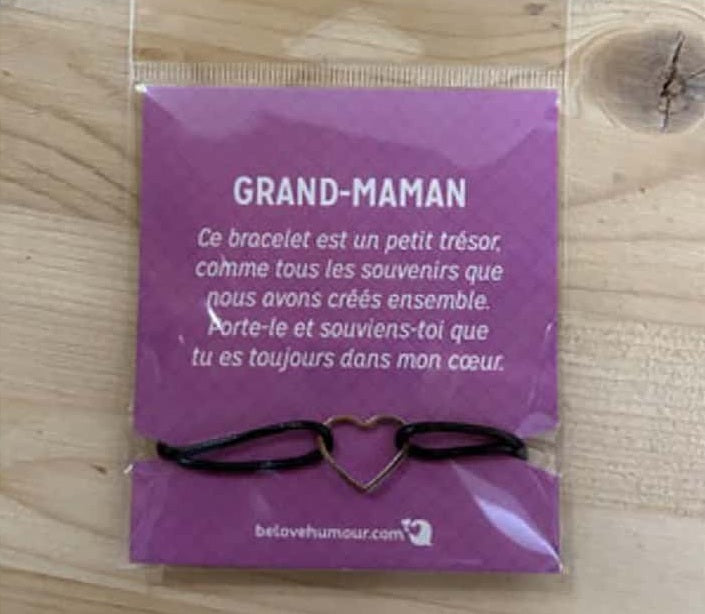 Bracelet inspirant - Grand-maman