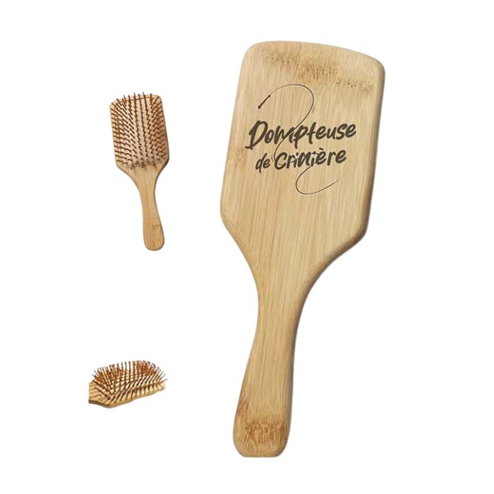 Brosse à cheveux 100% bambou - Dompteuse de crinière