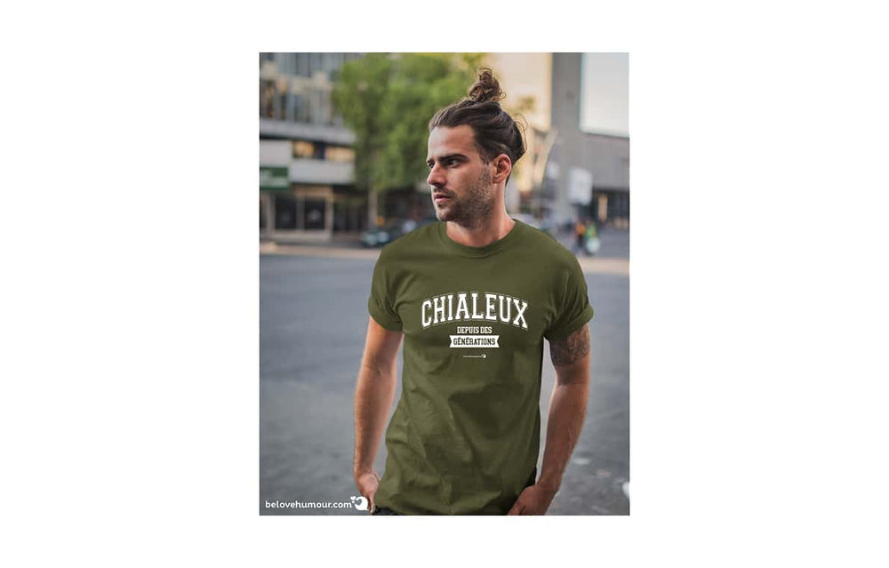 T-shirt humoristique pour adulte - Chialeux depuis des générations