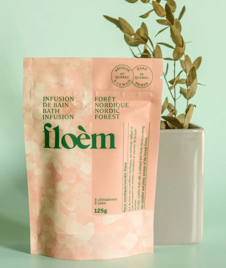 Infusion de sel pour le bain Floèm - Forêt nordique 125 g