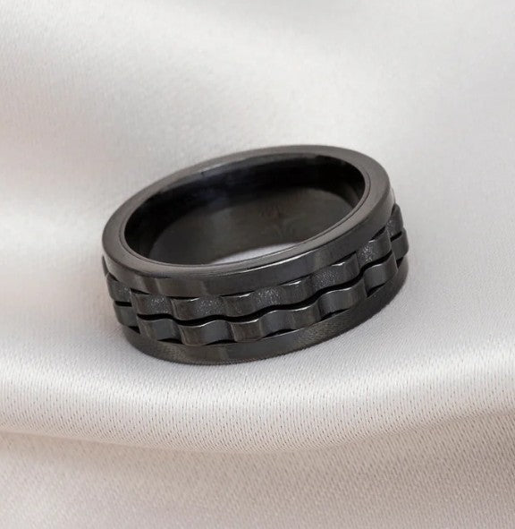 Bague pour homme La Nexo - noir