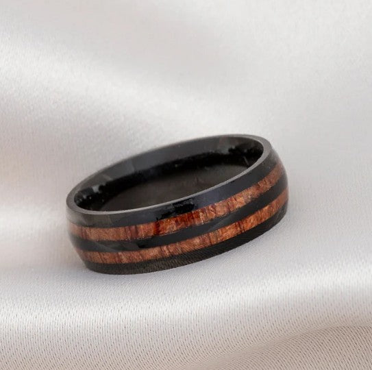 Bague pour homme La Woodyx - noir